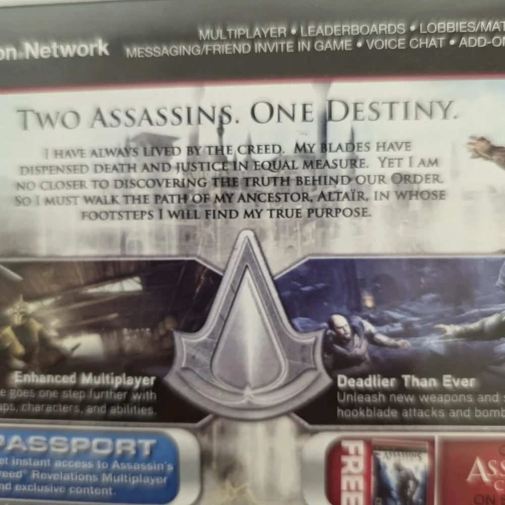 Assassin's Creed Revelations PS3 Game Disc Case Manual Tested Sony Playstation 3